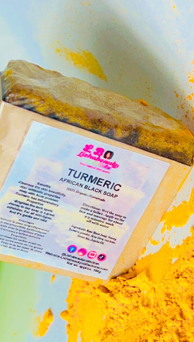 Turmeric African Black Soap.